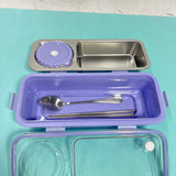 Sleek Bento Lunch Box (Stainless Steel)