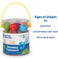 Learning Resources Squeezy Tweezers, Fine Motor Tools for Toddlers, Assorted Colors