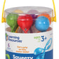 Learning Resources Squeezy Tweezers, Fine Motor Tools for Toddlers, Assorted Colors