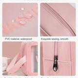 Washbag Set of 3 pcs Cosmetic Toiletry Makeup Vanity Shaving Household Grooming Travel Storage Organizer Bags Pouch kit Pack for Men Women Girls Travel