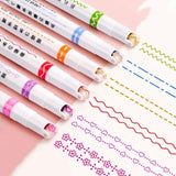 LINEAR ROLLER COLOR PEN -  6 STYLES 6 COLOURS