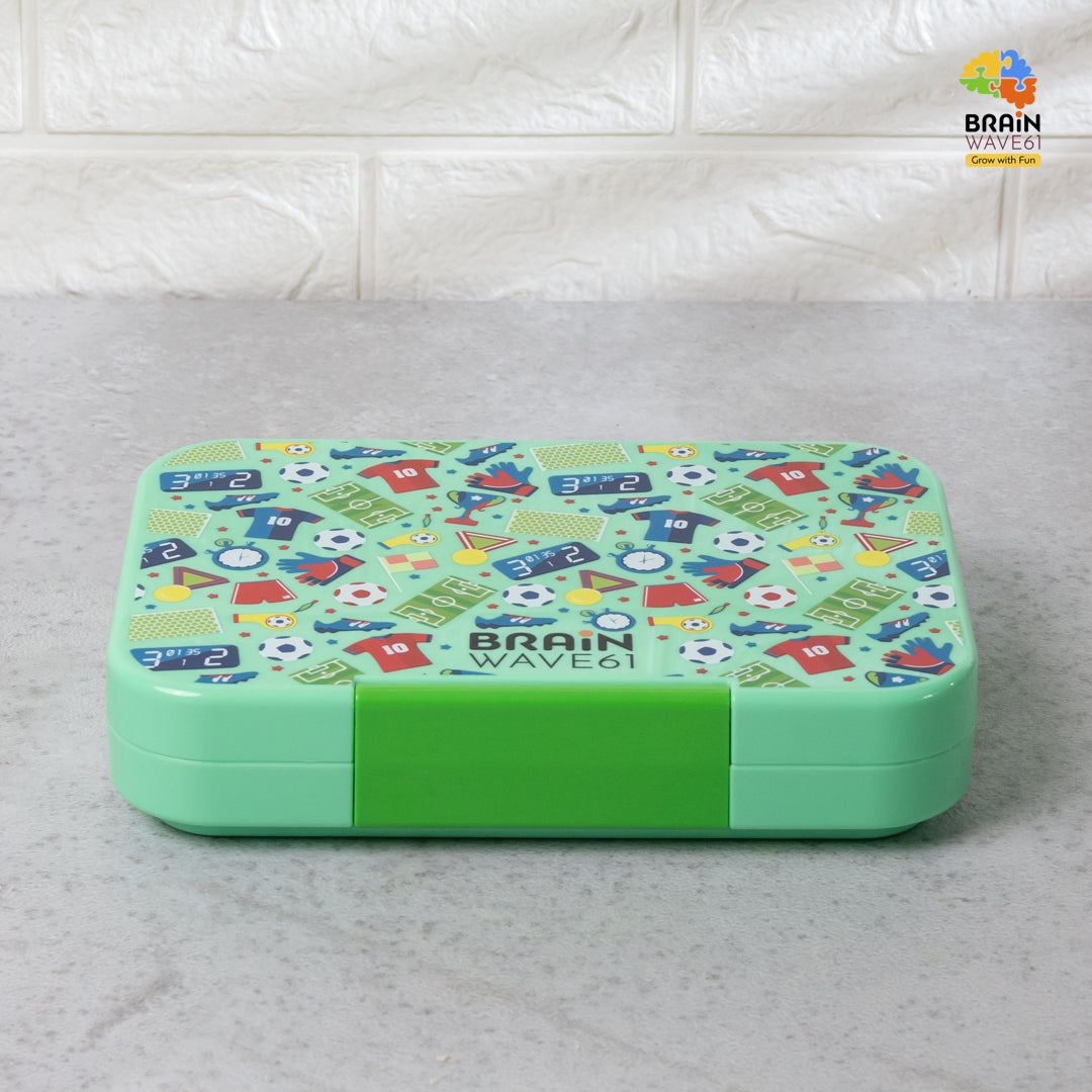 Bento Lunch Box for Kids, 4 & 6 Compartments Ideal Portion Sizes Leak-Proof Bento box for Kids Dishwasher Safe, BPA-Free