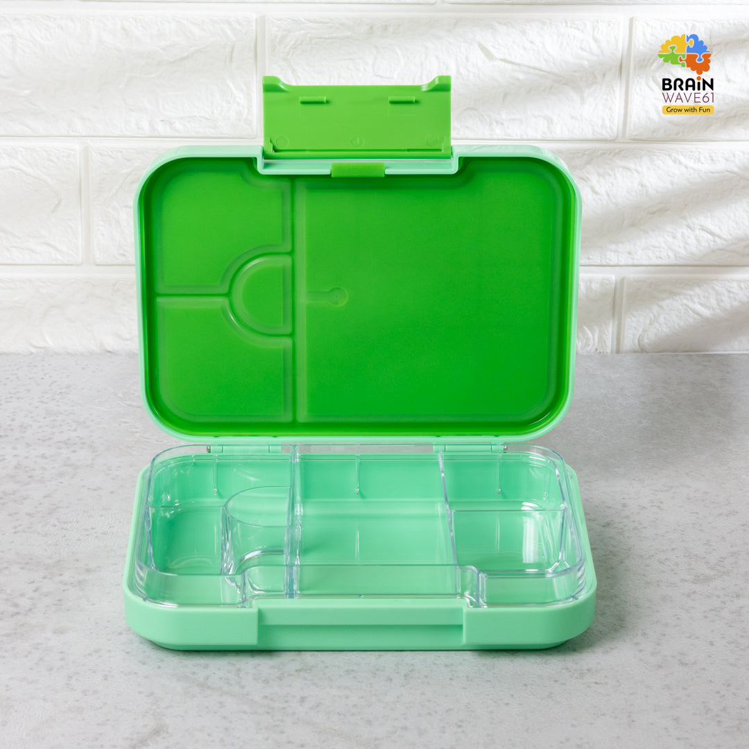 Bento Lunch Box for Kids, 4 & 6 Compartments Ideal Portion Sizes Leak-Proof Bento box for Kids Dishwasher Safe, BPA-Free