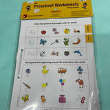 Preschool worksheets level 1(3+yrs)