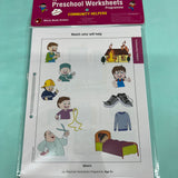 Preschool worksheets level 3(5+yrs)