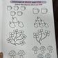 Easy practice everyday ( nursery-junior kg ) maths worksheets (48worksheets)