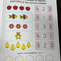 Easy practice everyday ( nursery-junior kg ) maths worksheets (48worksheets)