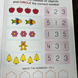 Easy practice everyday ( nursery-junior kg ) maths worksheets (48worksheets)