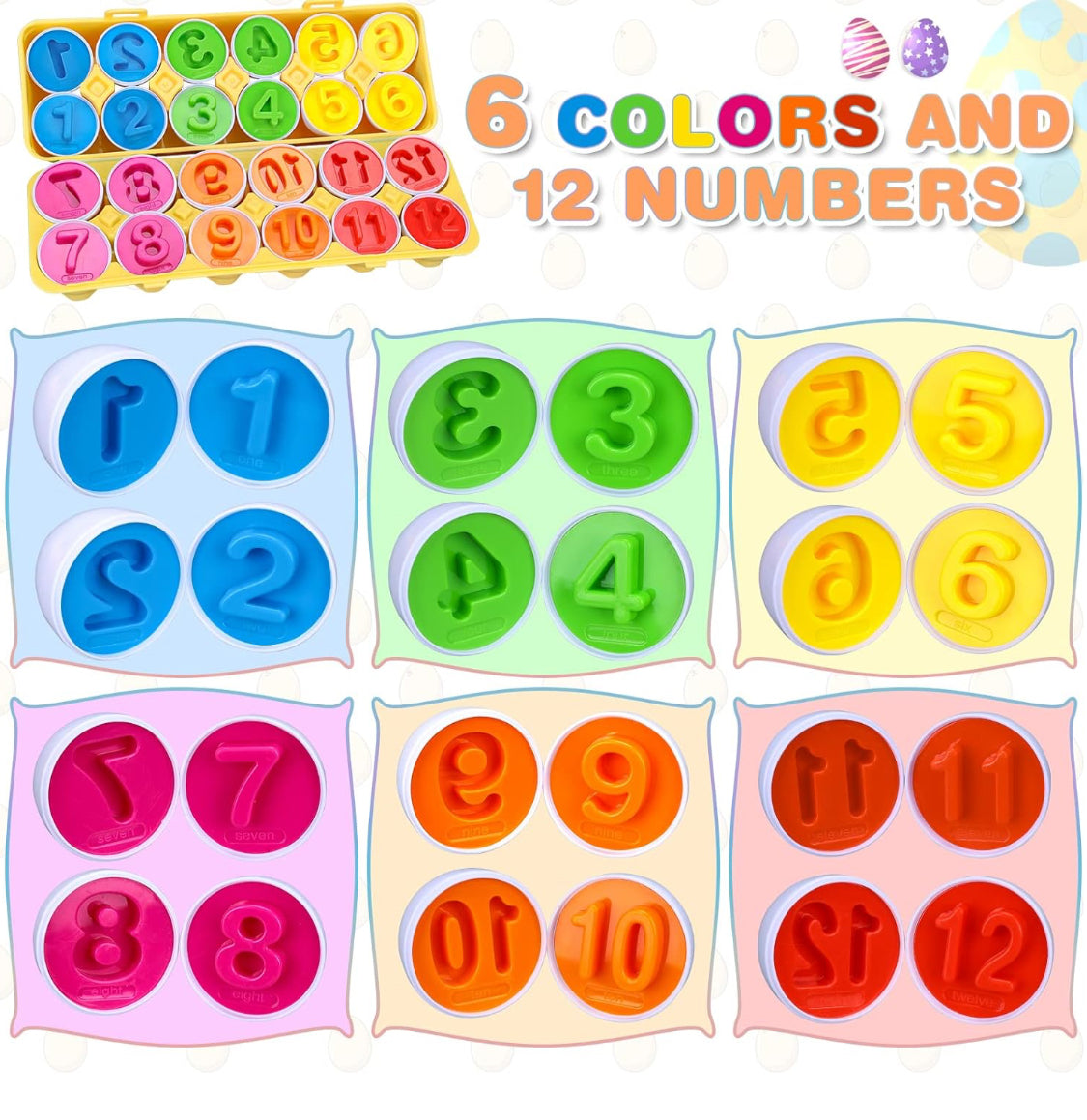 Egg Matching Game Numbers Theme Brainwave61 egg-matching-game-numbers-theme-brainwave61