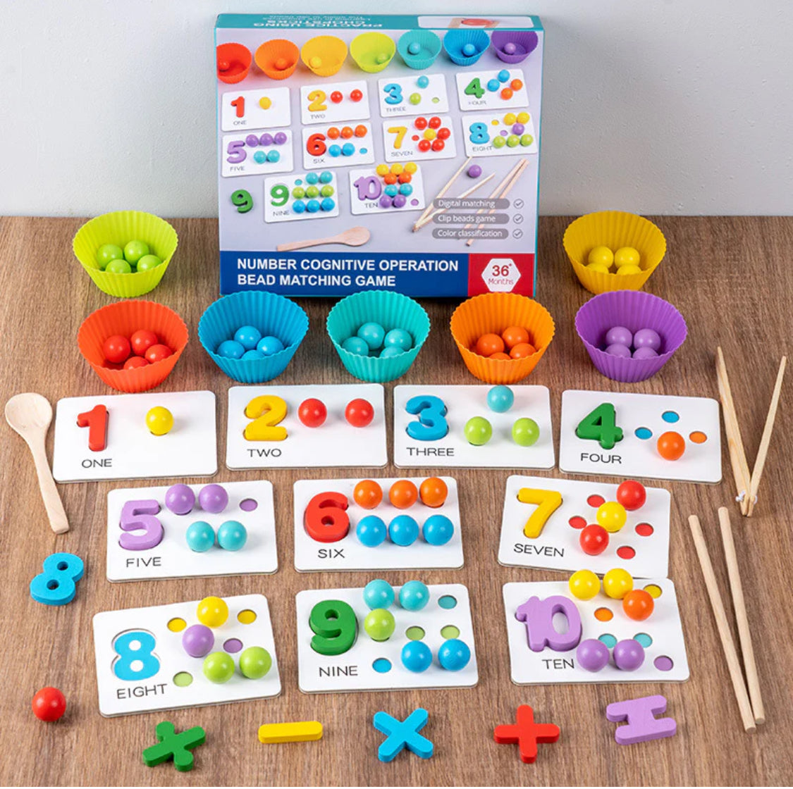 NUMBER COGNITIVE OPERATION BEAD MATCHING GAME – Brainwave61