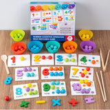 NUMBER COGNITIVE OPERATION BEAD MATCHING GAME