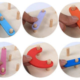 Wooden Hundred Change Collage Educational Board Game for Kids