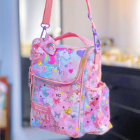 Premium Quality Printed Insulated multipurpose sling Bag for Kids, school Student