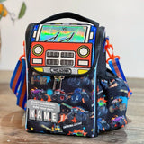 Premium Quality Printed Insulated multipurpose sling Bag for Kids, school Student