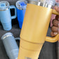 TYESO vacuum insulated tumbler with handle 900ml(24 hours cold & 6 hours hot)
