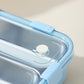 3 compartment 750ml Stainless Steel Lunch Box with 150ml Bowl