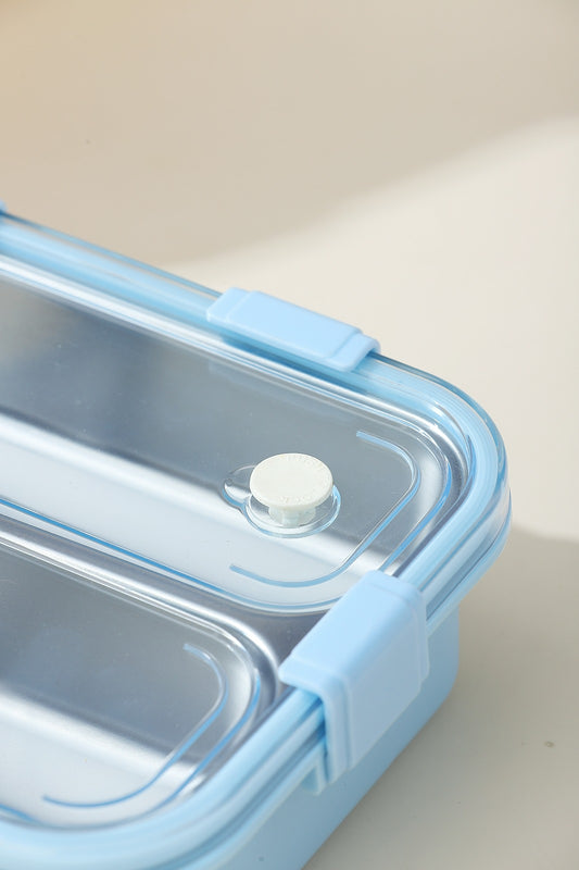 3 compartment 750ml Stainless Steel Lunch Box with 150ml Bowl