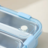 3 compartment 750ml Stainless Steel Lunch Box with 150ml Bowl