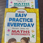 Easy practice everyday ( senior kg ) maths worksheets (56 worksheets)