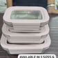 Stainless steel air tight transparent lid lunch box (4 different colour)
