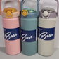 2 in 1 sipper & spout hot & cold  stainless steel motivational bottle (1200) ml