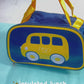 Car print insulated lunch bag