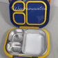 3 grid insulated leak proof lunch box with cutlery & lunch bag