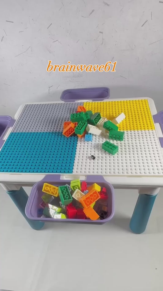Multipurpose block table with 174 blocks